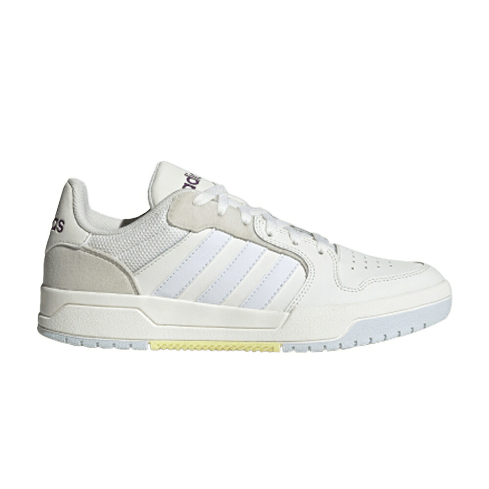 アディダス 白色 ホワイト 'WHITE PURPLE' スニーカー レディース ADIDAS WMNS ENTRAP GLORY / CLOUD WHITE FOOTWEAR WHITE GLORY