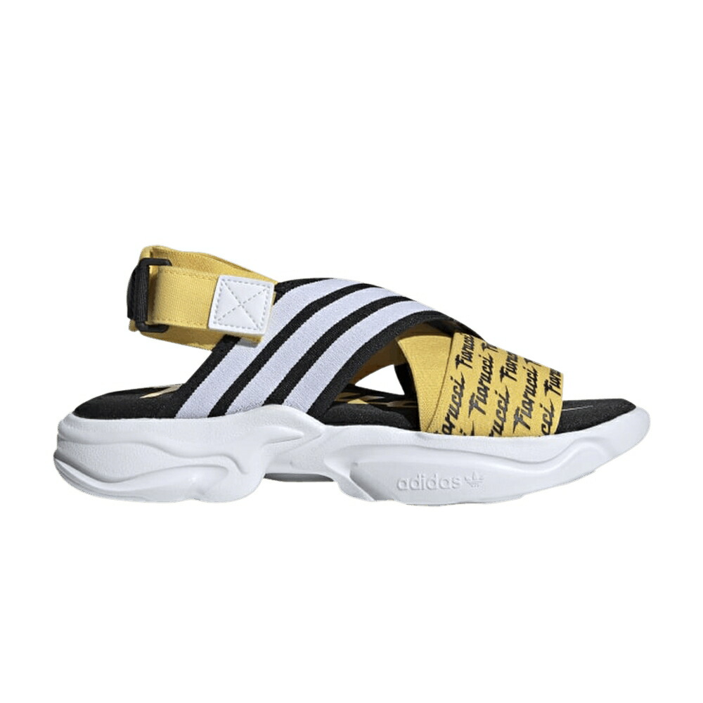 アディダス コア 黄色 イエロー 白色 ホワイト 'CORE YELLOW' スニーカー レディース ADIDAS FIORUCCI X WMNS MAGMUR SANDAL / CORE YELLOW FOOTWEAR WHITE CORE