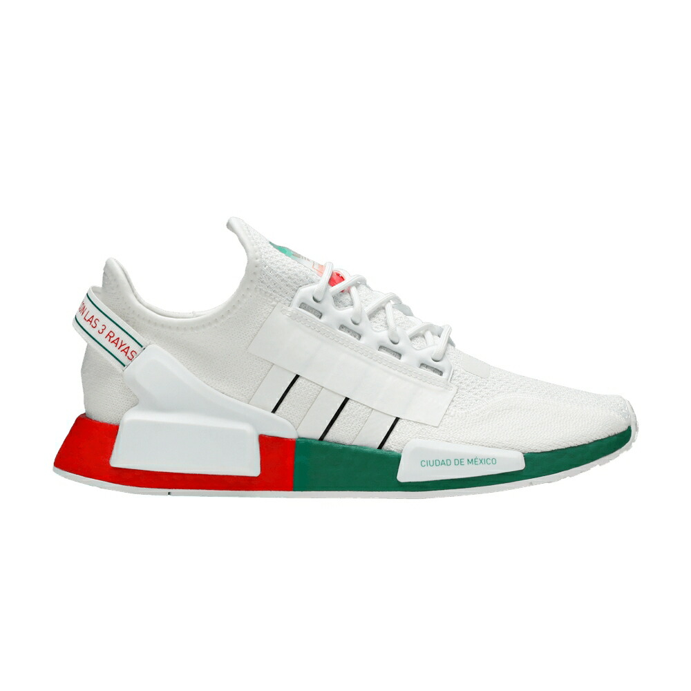 アディダス メキシコ 白色 ホワイト コア 黒色 ブラック NMD_R1 'UNITED CITY' スニーカー メンズ ADIDAS V2 BY SNEAKERS - MEXICO / CLOUD WHITE CORE BLACK BOLD