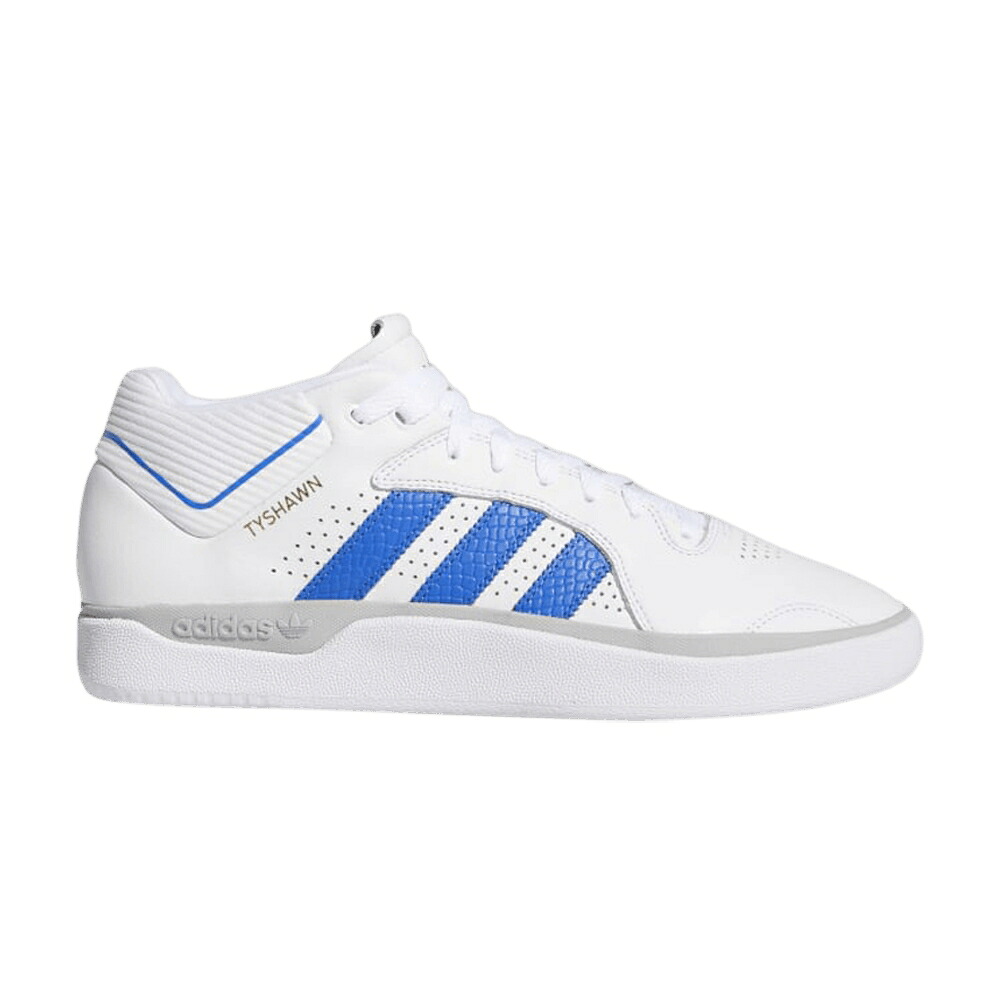 アディダス 白いこと 白いこと 青み 青色 ゴールド \u0027CLOUD BLUE\u0027 スニーカー メンズ ADIDAS TYSHAWN WHITE / CLOUD WHITE BLUE GOLD METALLIC