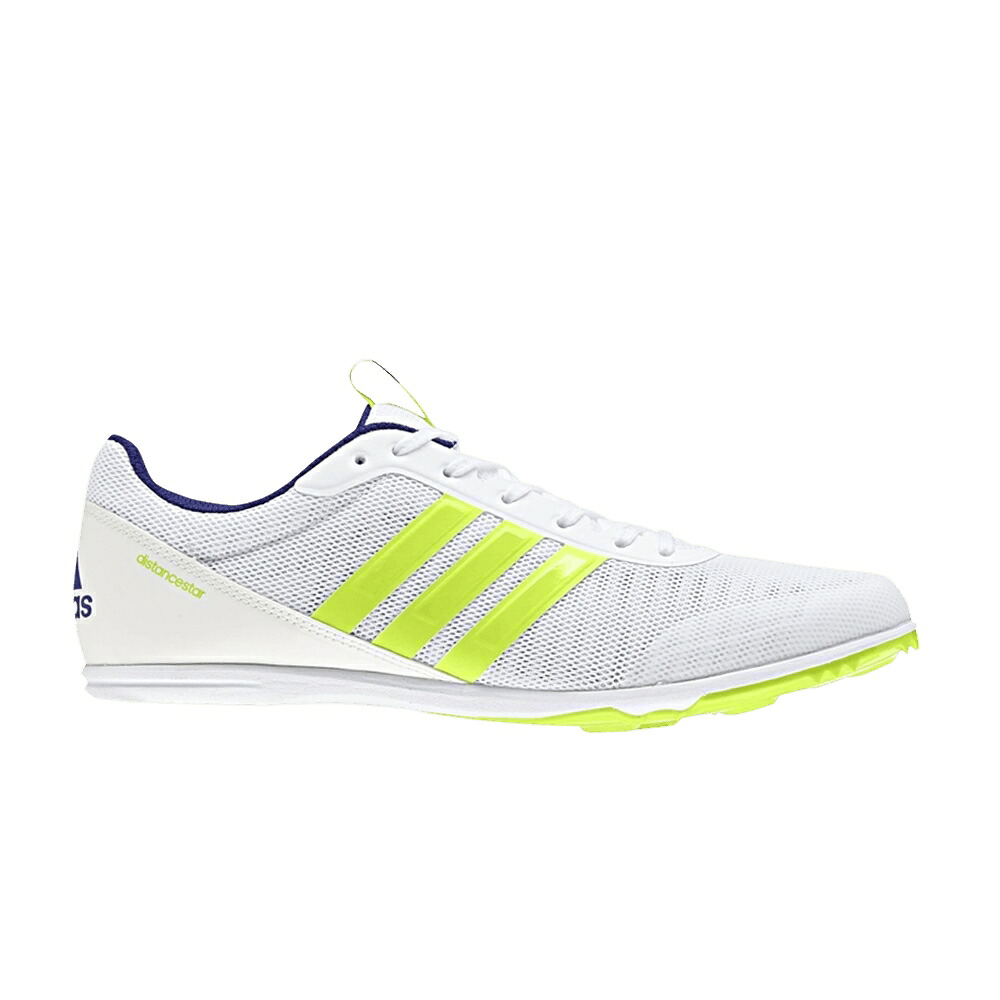 アディダス 白色 ホワイト ゼロ 'WHITE SLIME' スニーカー メンズ ADIDAS DISTANCESTAR / WHITE ZERO METALLIC SLIME