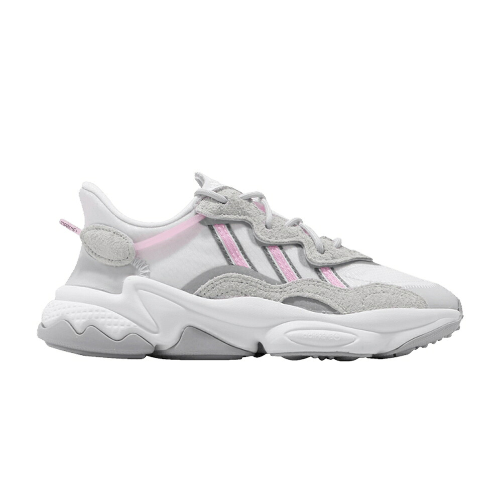 アディダス 白色 ホワイト ピンク 'WHITE PINK' スニーカー レディース ADIDAS WMNS OZWEEGO TRUE / FOOTWEAR WHITE TRUE PINK CRYSTAL｜スニケス
