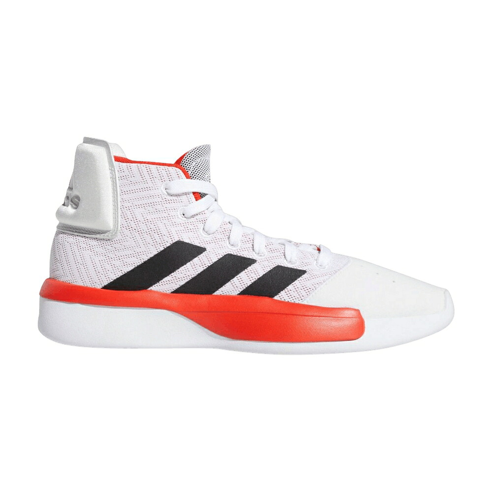 アディダス プロ ミッド 白色 ホワイト 赤 レッド コア 'WHITE RED' スニーカー メンズ ADIDAS PRO ADVERSARY MID 2019 ACTIVE / CLOUD WHITE ACTIVE RED CORE