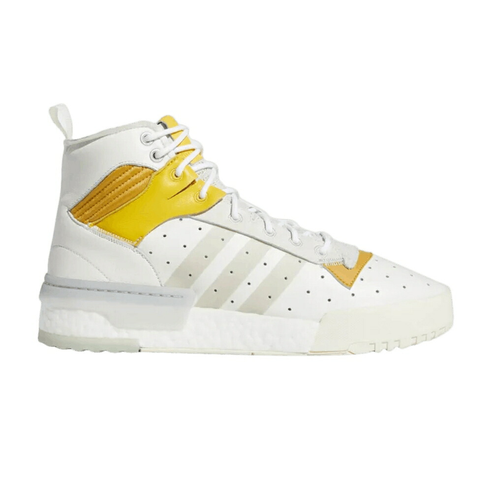 アディダス 白色 ホワイト 'WHITE MUSTARD' スニーカー メンズ ADIDAS RIVALRY RM / RUNNING WHITE CRYSTAL WHITE