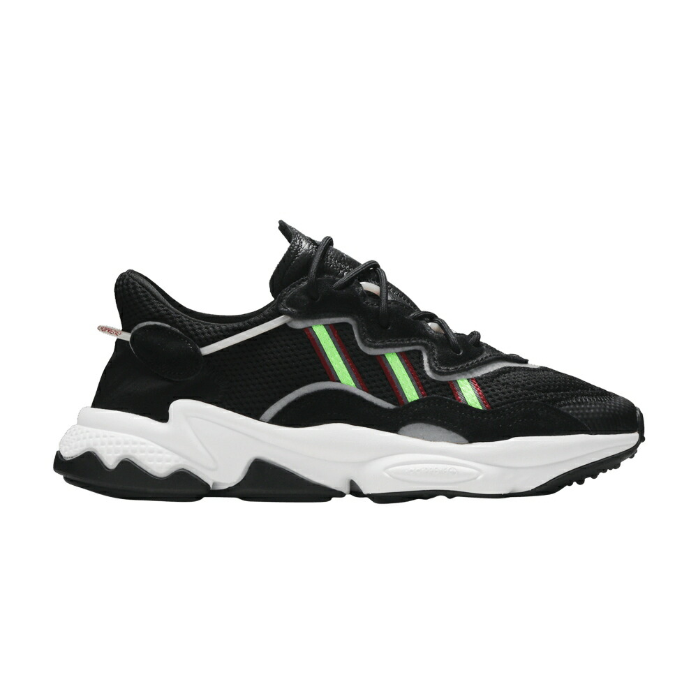 アディダス 黒いこと 黒いこと 緑 緑であること \u0027SOLAR GREEN\u0027 スニーカー メンズ ADIDAS OZWEEGO / BLACK SOLAR GREEN ONIX