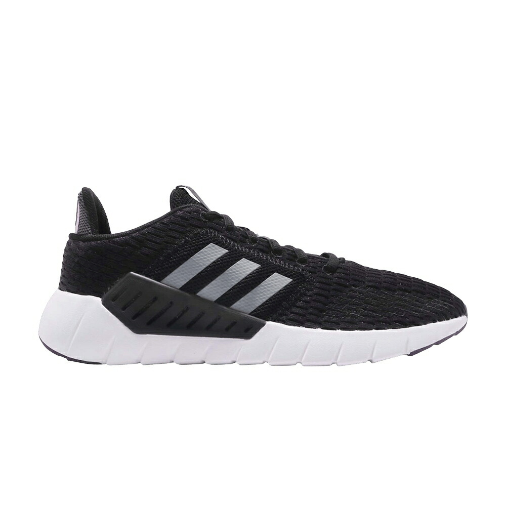 アディダス 黒色 ブラック 紫 パープル BLACK スニーカー レディース ADIDAS WMNS ASWEEGO CC / BLACK PURPLE