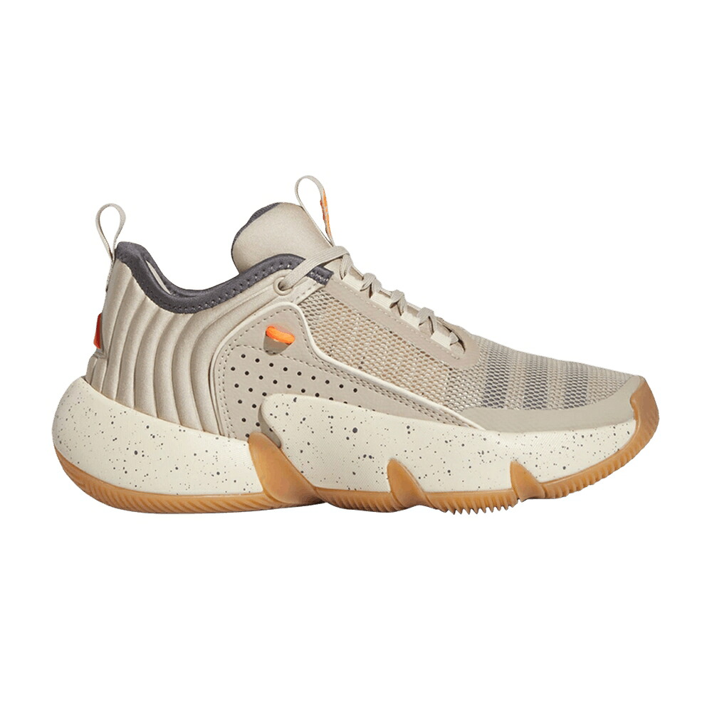 アディダス ベージュ 灰色 グレー 'WONDER GUM' スニーカー メンズ ADIDAS TRAE UNLIMITED BIG KID BEIGE / WONDER BEIGE GREY FIVE WONDER