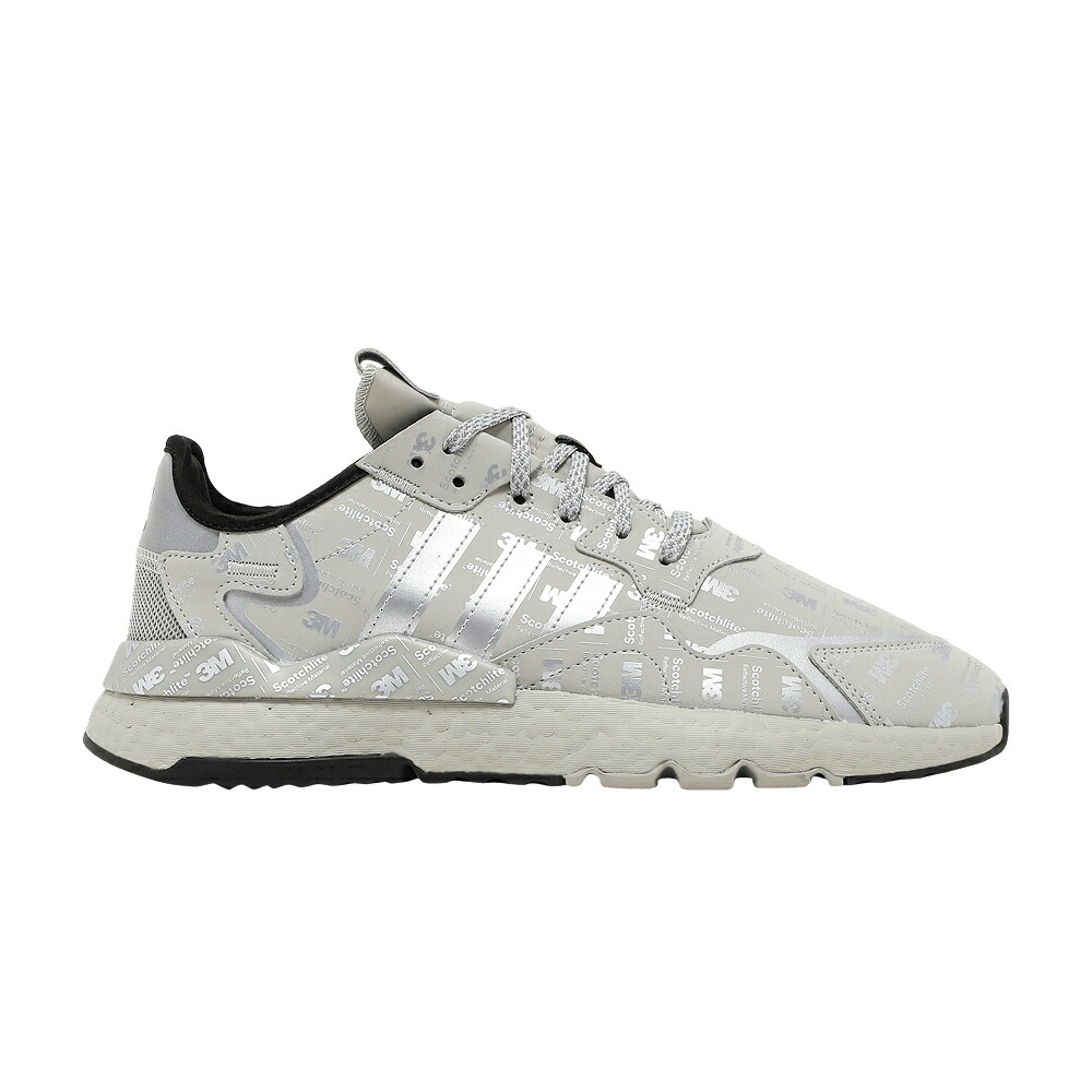 アディダス ジョガーパンツ ロゴ メタル 灰色 グレー 銀色 シルバー '3M GREY' スニーカー メンズ ADIDAS 3M X NITE JOGGER LOGO PRINT - METAL / METAL GREY SILVER METALLIC METAL