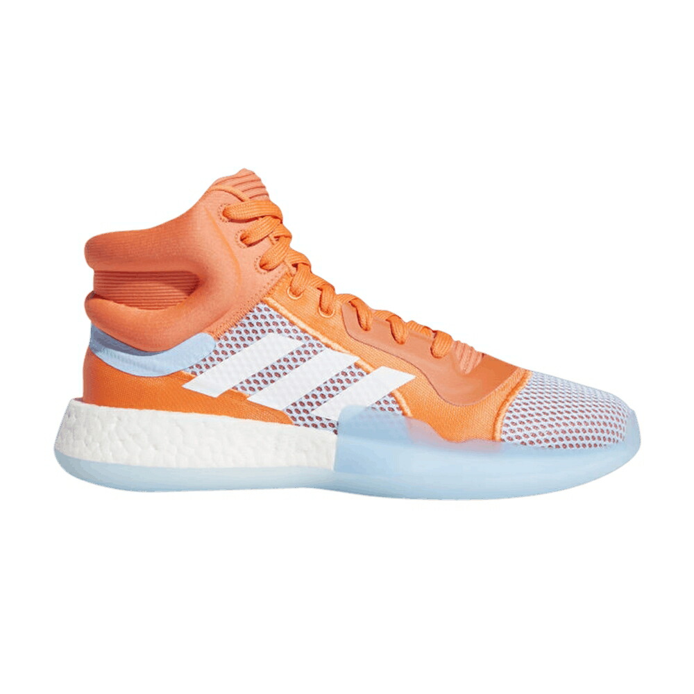 アディダス ブースト 白色 ホワイト HIRES BLUE スニーカー メンズ ADIDAS MARQUEE BOOST HI-RES CORAL / HI RES CORAL CLOUD WHITE GLOW