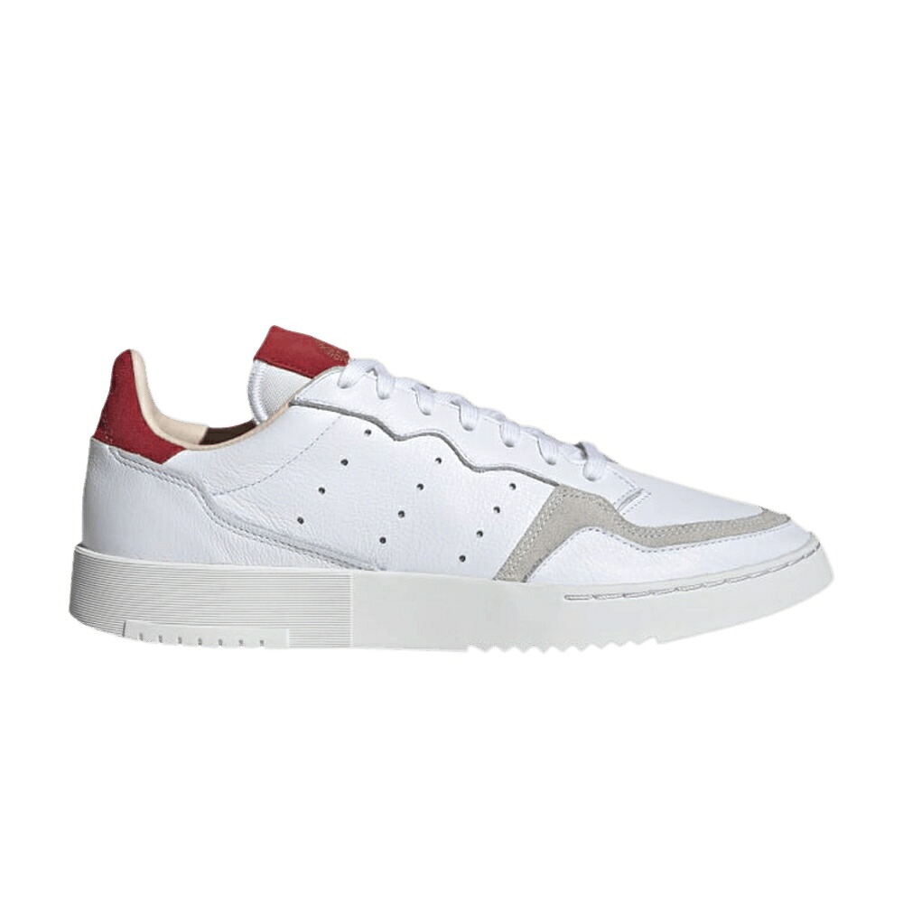アディダス 白いこと 白いこと \u0027WHITE SCARLET\u0027 スニーカー メンズ ADIDAS SUPERCOURT / CLOUD WHITE CLOUD WHITE SCARLET