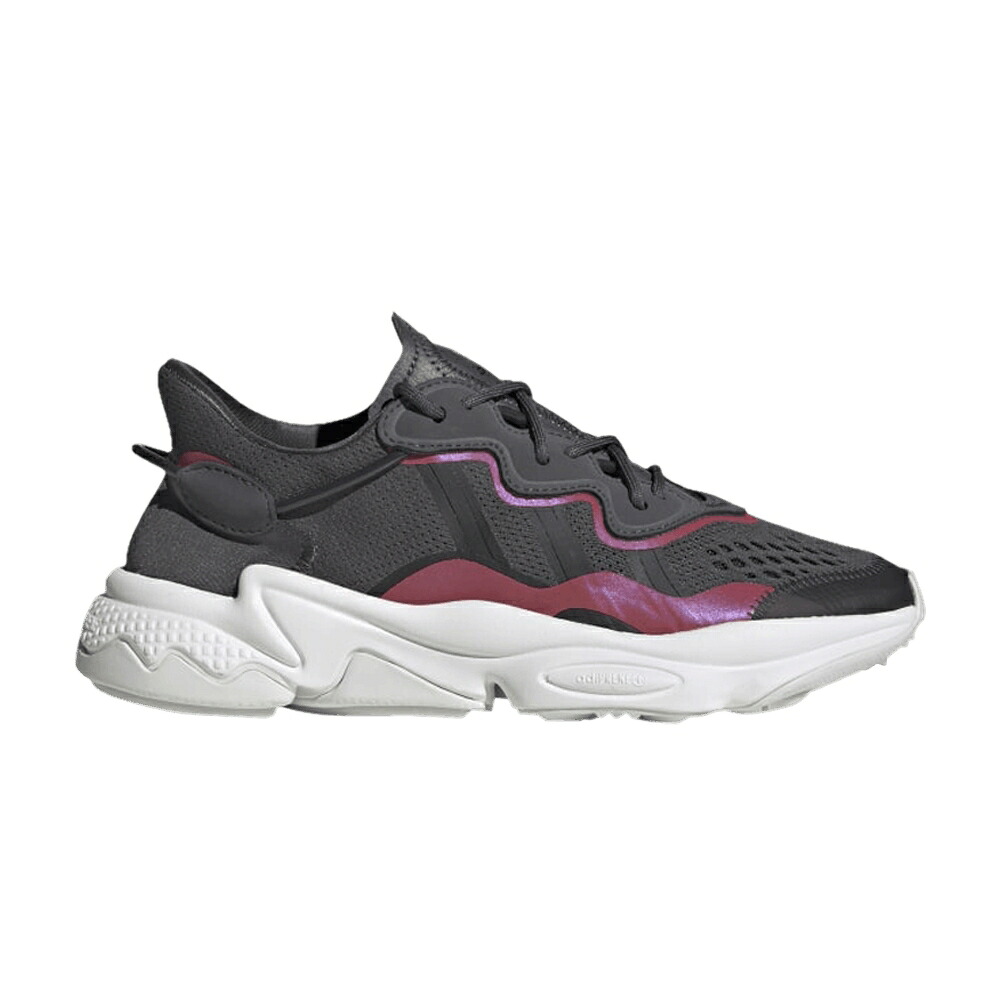 アディダス 灰色 グレー 白色 ホワイト コア 黒色 ブラック 'GREY XENO' スニーカー レディース ADIDAS WMNS OZWEEGO / GREY CRYSTAL WHITE CORE BLACK|スニケス