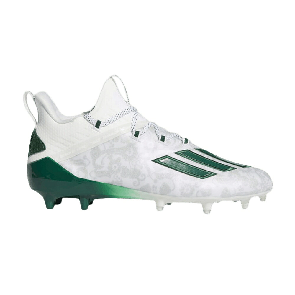 アディダス アディゼロ 白色 ホワイト チーム 緑 グリーン 'FLORAL GREEN' スニーカー メンズ ADIDAS ADIZERO NEW REIGN - WHITE TEAM DARK / CLOUD WHITE TEAM DARK GREEN|スニケス