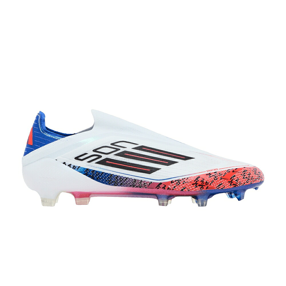 アディダス アディゼロ エリート 白色 ホワイト コア 黒色 ブラック 'TAEGEUK7' スニーカー メンズ ADIDAS SON HEUNG-MIN X ADIZERO F50 ELITE LACELESS FG / CLOUD WHITE CORE BLACK BRIGHT｜スニケス