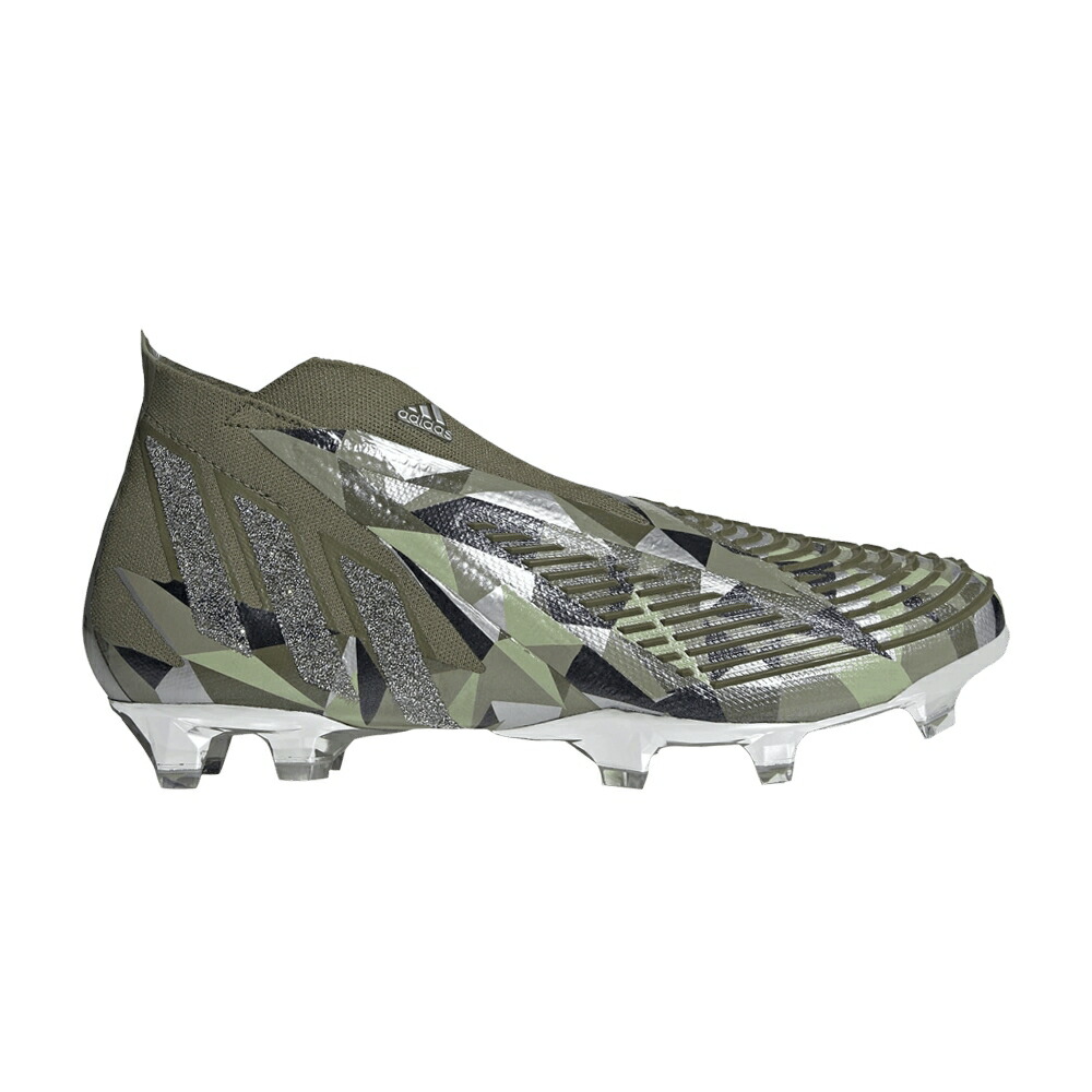 アディダス プレデター オリーブ 銀色 シルバー EDGE+ 'FOCUS CRYSTAL' スニーカー メンズ ADIDAS SWAROVSKI X PREDATOR FG OLIVE / FOCUS OLIVE SILVER METALLIC