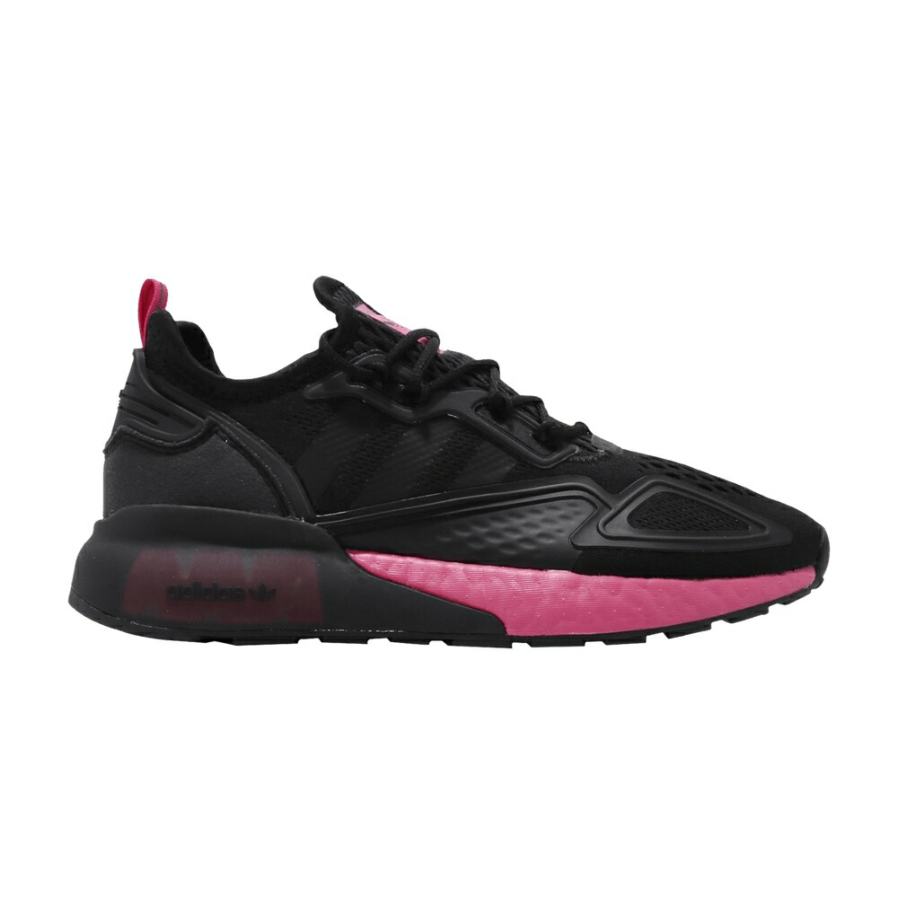 アディダス ブースト ショック コア 黒色 ブラック ピンク 'BLACK PINK' スニーカー レディース ADIDAS WMNS ZX 2K BOOST SHOCK / CORE BLACK CORE BLACK SHOCK PINK