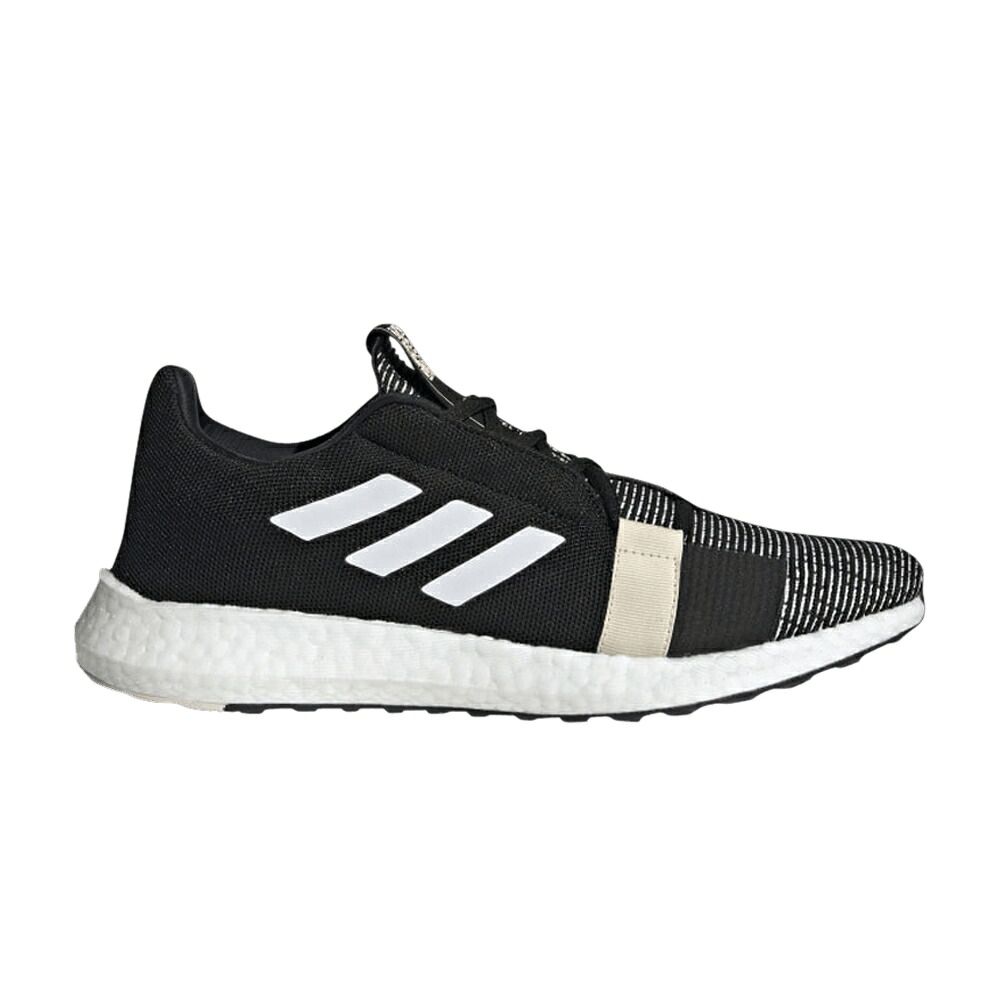 アディダス 黒いこと 黒いこと 中核グループ 白いこと 白いこと \u0027CORE LINEN\u0027 スニーカー メンズ ADIDAS SENSEBOOST GO BLACK / CORE BLACK CLOUD WHITE LINEN