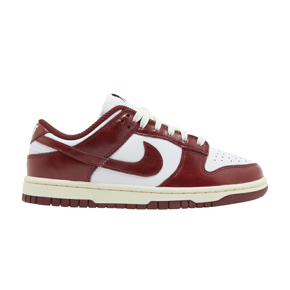 ナイキ ダンク プレミアム 白色 ホワイト チーム 赤 レッド ダンクロー 'VINTAGE RED' スニーカー レディース NIKE WMNS DUNK LOW PREMIUM / WHITE TEAM RED COCONUT MILK