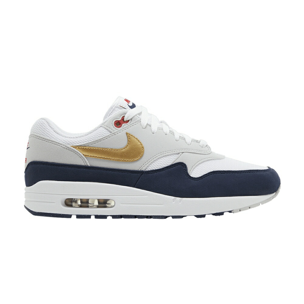 ナイキ マックス 白色 ホワイト 灰色 グレー エアマックス OLYMPIC スニーカー メンズ NIKE AIR MAX 1 / OBSIDIAN WHITE LIGHT SMOKE GREY