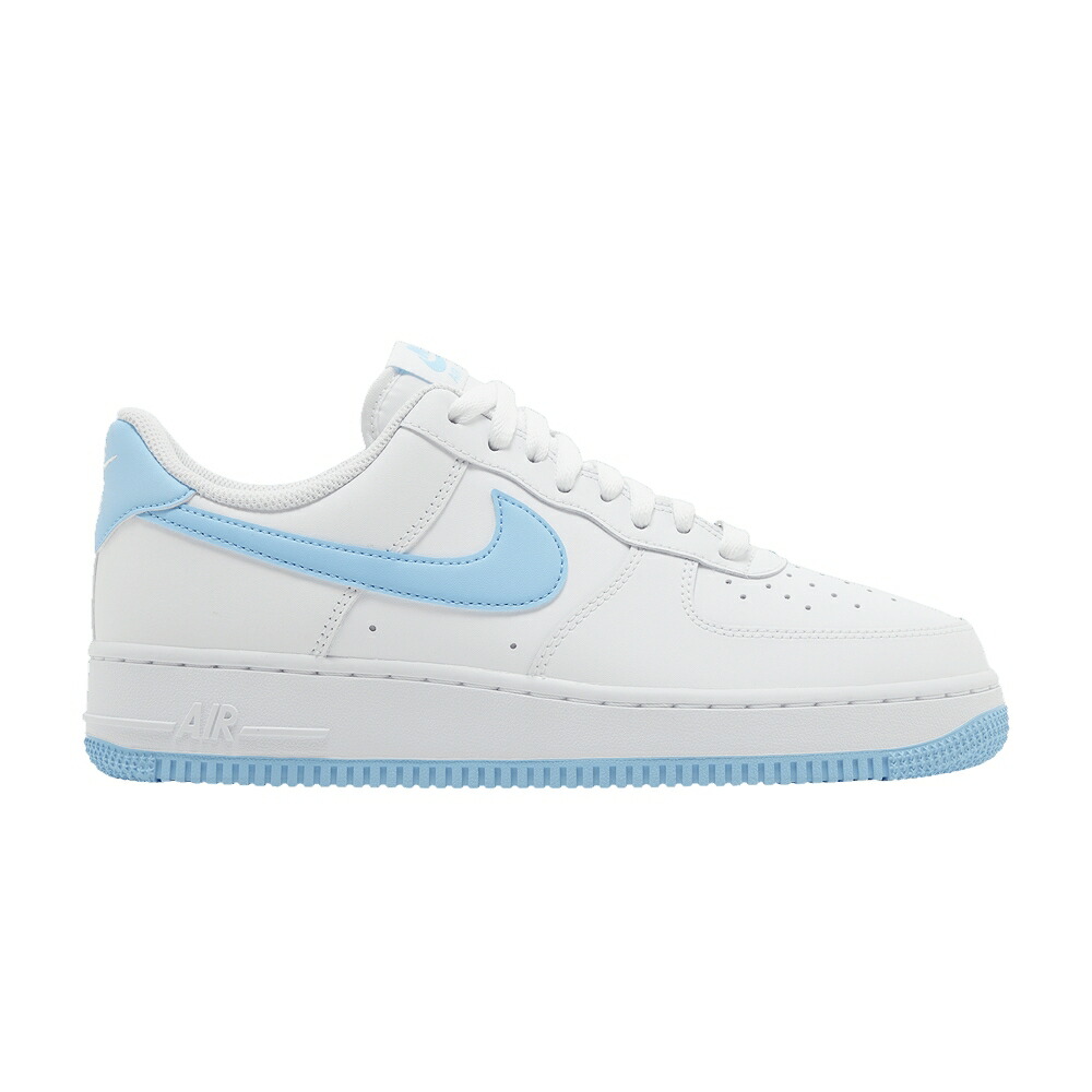 ナイキ 白色 ホワイト 青色 ブルー エアフォース 07 WHITE BLUE スニーカー メンズ NIKE AIR FORCE 1 AQUARIUS / WHITE WHITE AQUARIUS BLUE