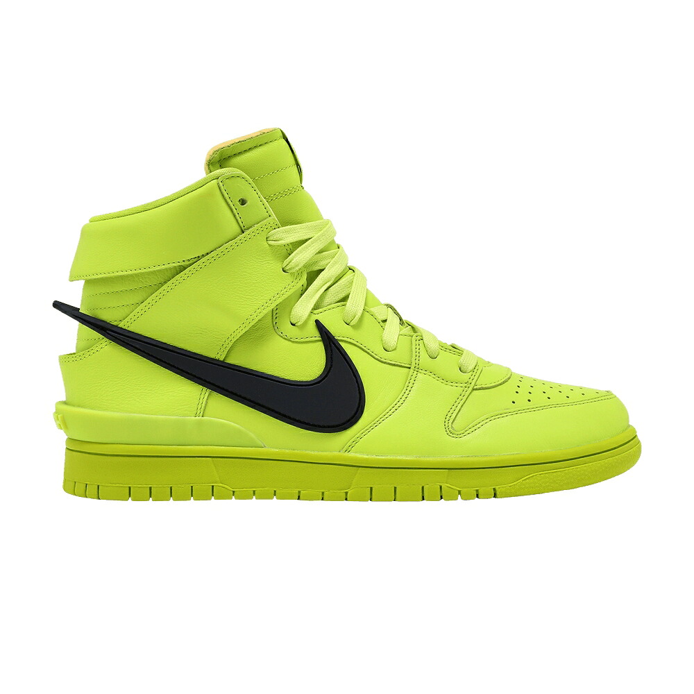 ナイキ ダンク ご機嫌 菩提樹 黒いこと 黒いこと ダンクハイ \u0027FLASH LIME\u0027 スニーカー メンズ NIKE AMBUSH X DUNK HIGH / FLASH LIME BLACK