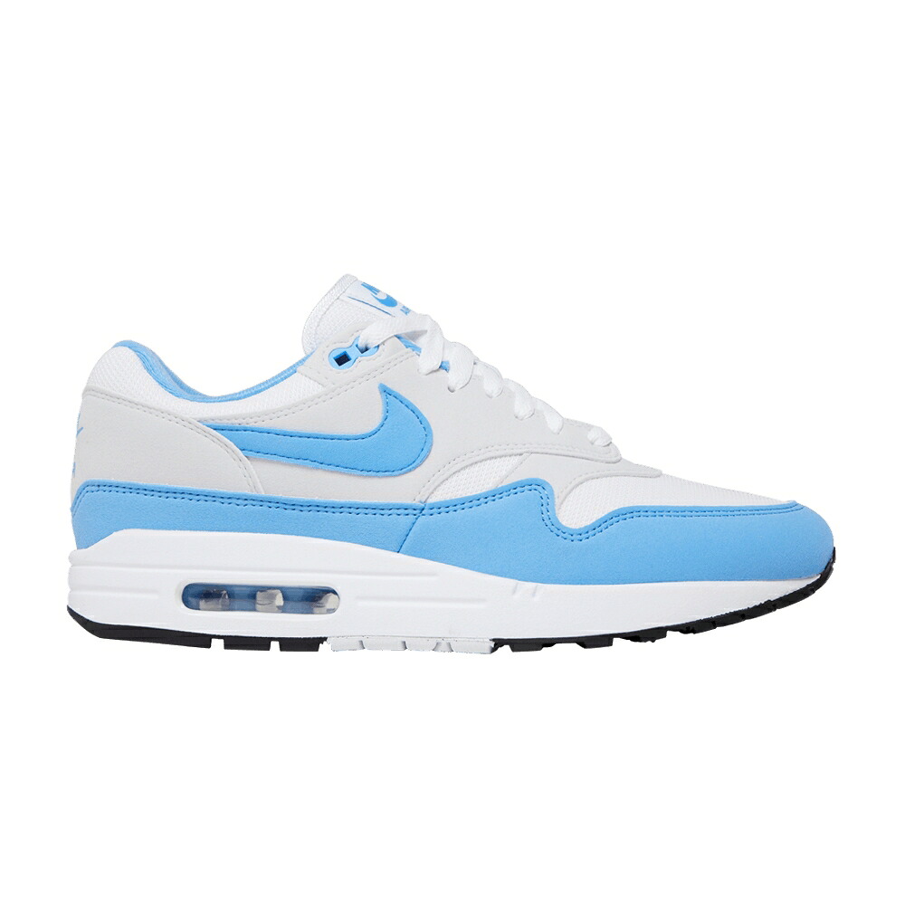 ナイキ マックス 白いこと 白いこと 青味 青み エア湖マックス \u0027UNIVERSITY BLUE\u0027 スニーカー メンズ NIKE AIR MAX 1 / WHITE UNIVERSITY BLUE PHOTON