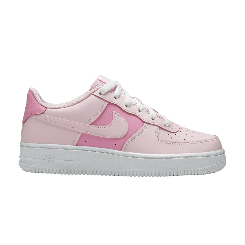 ナイキ サクラ色 白いこと 白いこと ライズ 空軍 \u0027PINK FOAM\u0027 御坊っちゃん キッズ NIKE AIR FORCE 1 GS / PINK FOAM WHITE PINK RISE PINK もの言う花 マタニティ スニーカー