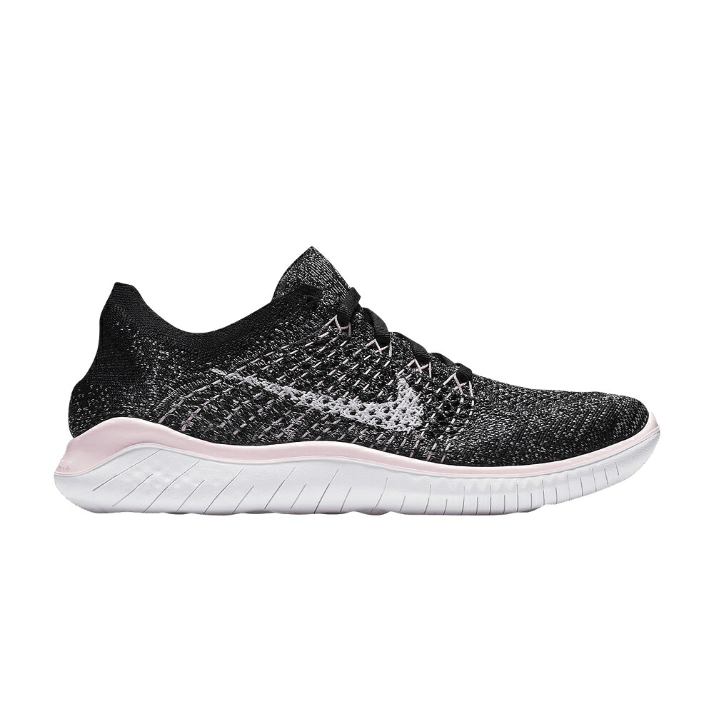 ナイキ フリー フライニット ピンク 黒色 ブラック 白色 ホワイト 'BLACK FOAM' スニーカー レディース NIKE WMNS FREE RN FLYKNIT 2018 PINK / BLACK PINK FOAM WHITE|スニケス