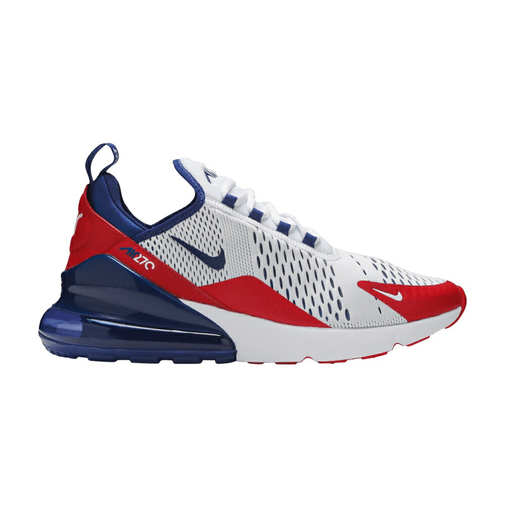 ナイキ マックス 白色 ホワイト 赤 レッド エアマックス USA スニーカー メンズ NIKE AIR MAX 270 / WHITE OBSIDIAN UNIVERSITY RED