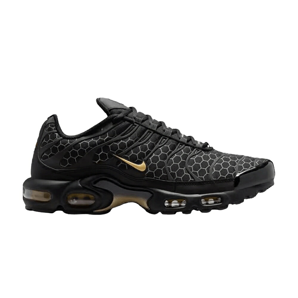 ナイキ マックス 黒色 ブラック 茶色 ブラウン エアマックスプラス 'HONEY' スニーカー メンズ NIKE AIR MAX PLUS / BLACK CHALK BAROQUE BROWN LINEN