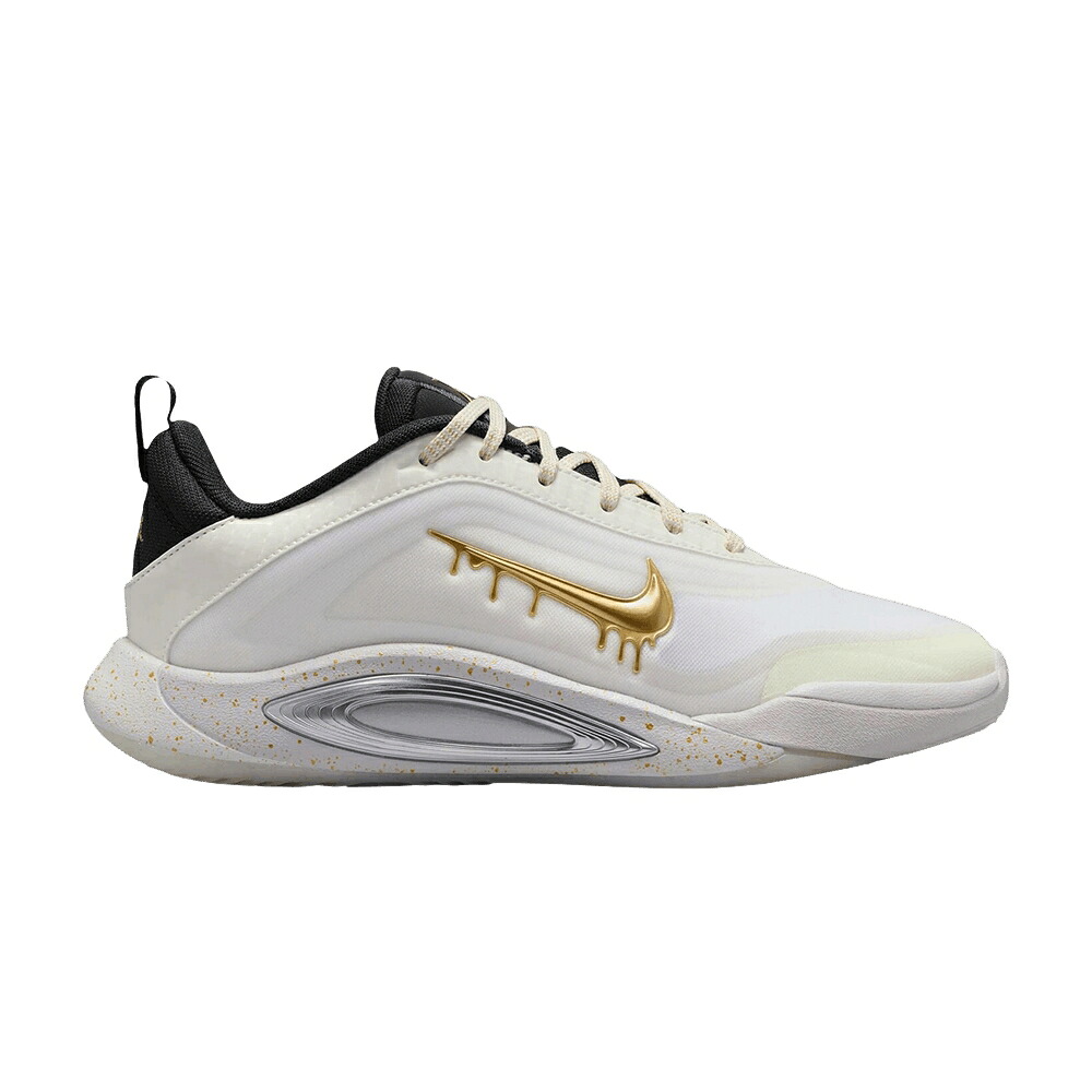 ナイキ ゴールド 灰色 グレー A'ONE 'GOLD GRILLZ' ジュニア キッズ NIKE GS / SAIL METALLIC GOLD VAST GREY OFF ベビー マタニティ スニーカー