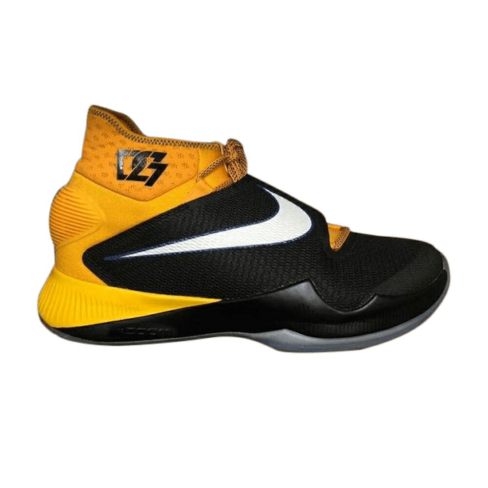 ナイキ ズーム 黒色 ブラック 白色 ホワイト ゴールド DRAYMOND GREEN スニーカー メンズ NIKE ZOOM HYPERREV 2016 PE / BLACK WHITE UNIVERSITY GOLD