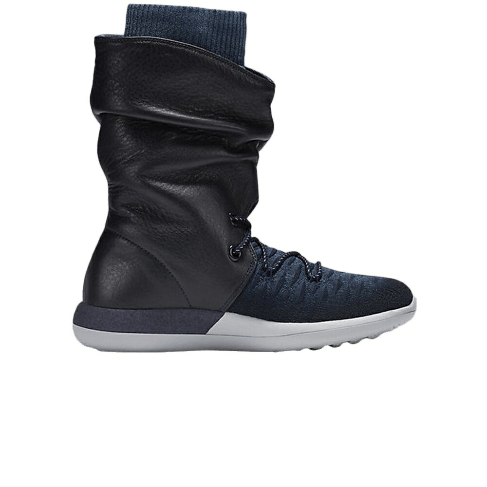 ナイキ 飛球編み物 単科大学 紺色 米国海軍 スニーカー レディース NIKE WMNS ROSHE TWO HI FLYKNIT / COLLEGE NAVY COLLEGE NAVY スニーカー-レディース靴-靴