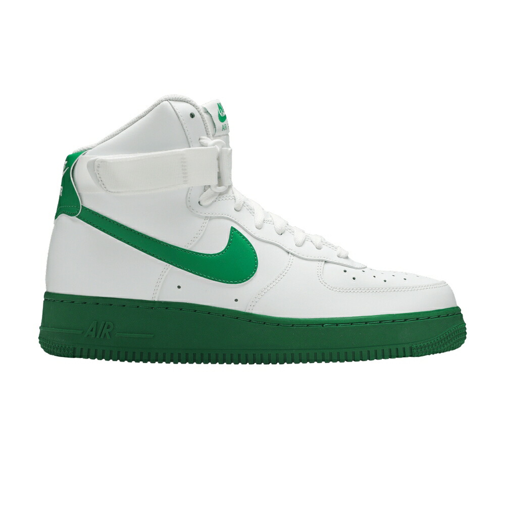 ナイキ ご機嫌 白いこと 白いこと 緑 緑であること 空軍 \u002707 \u0027LUCKY GREEN\u0027 スニーカー メンズ NIKE AIR FORCE 1 HIGH / WHITE WHITE LUCKY GREEN
