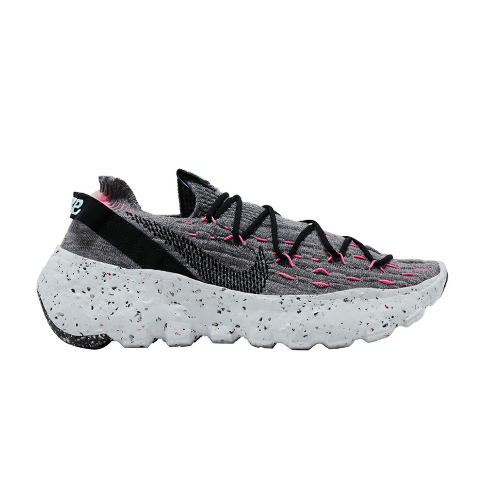 ナイキ 灰色 グレー 黒色 ブラック ピンク ブラスト OUTH BEACH スニーカー レディース NIKE WMNS SPACE HIPPIE 04 / SMOKE GREY BLACK PINK BLAST
