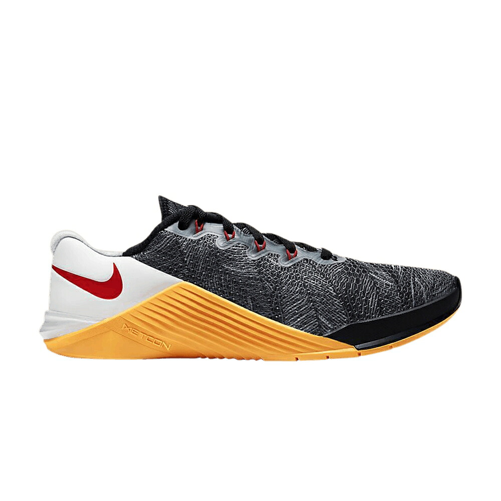 ナイキ レーザー 黒色 ブラック 白色 ホワイト 橙 オレンジ チーム 'BLACK ORANGE' スニーカー レディース NIKE WMNS METCON 5 LASER / BLACK WHITE LASER ORANGE TEAM|スニケス