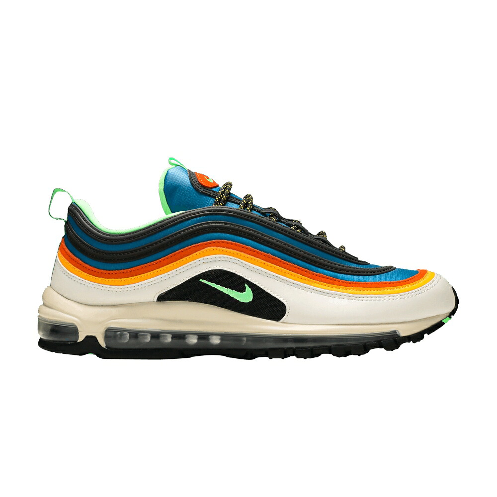 ナイキ マックス 緑 グリーン 黒色 ブラック エアマックス 'GREEN GREEN' スニーカー メンズ NIKE AIR MAX 97 ABYSS ILLUSION / GREEN ABYSS PHANTOM BLACK