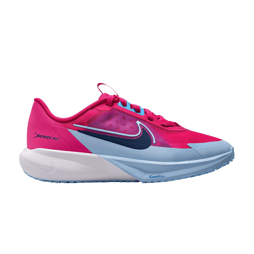 ナイキ ピンク ラッシュ 青色 ブルー 'RUSH BLUE' ジュニア キッズ NIKE SONIC FLY GS PINK UNIVERSITY / RUSH PINK UNIVERSITY BLUE ベビー マタニティ スニーカー|スニケス