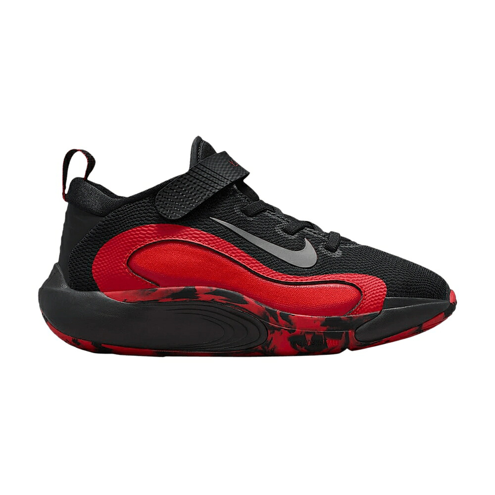 ナイキ 黒色 ブラック 赤 レッド 'BLACK RED' ジュニア キッズ NIKE ISOFLY PS UNIVERSITY / BLACK UNIVERSITY RED LIGHT ベビー マタニティ スニーカー｜スニケス