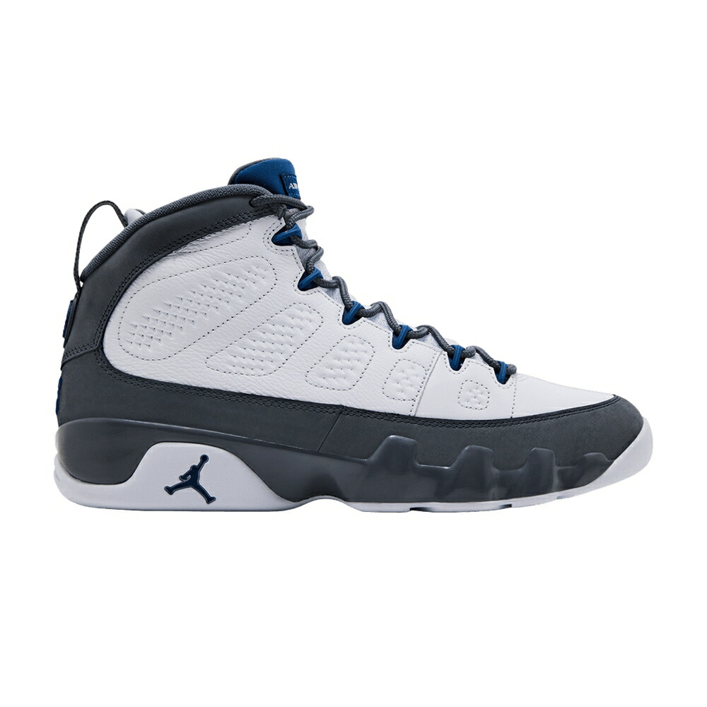 ナイキ 白色 ホワイト 青色 ブルー 灰色 グレー エアジョーダン FLINT GREY スニーカー メンズ AIR JORDAN AIR JORDAN 9 RETRO 2026 / WHITE FRENCH BLUE FLINT GREY