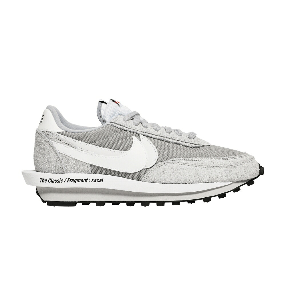 ナイキ ワーヘル 薄墨色 薄墨色 白いこと 白いこと 黒いこと 黒いこと \u0027LIGHT GREY\u0027 スニーカー メンズ NIKE FRAGMENT DESIGN X SACAI LDV WAFFLE SMOKE / LIGHT SMOKE GREY WHITE BLACK