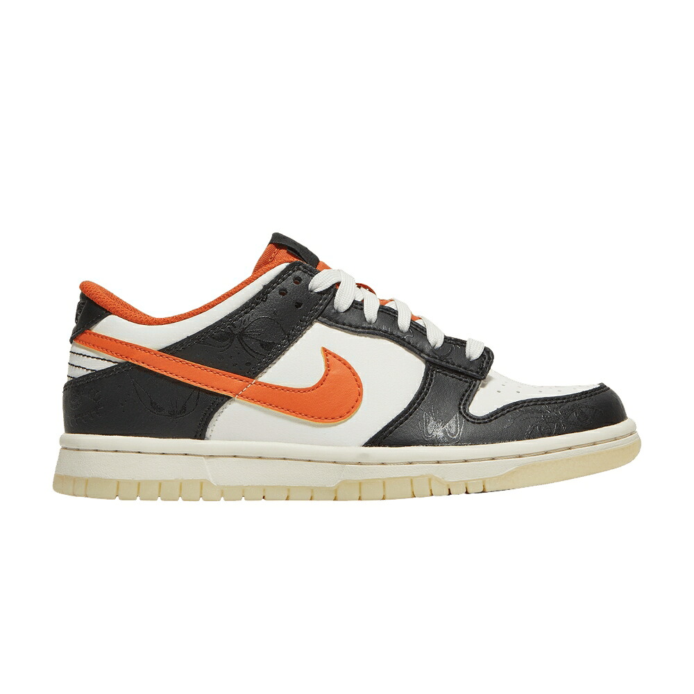ナイキ ダンク プレミアム 黒色 ブラック ダンクロー 'HALLOWEEN' ジュニア キッズ NIKE DUNK LOW PREMIUM GS 2021 / SAIL BLACK STARFISH ベビー マタニティ スニーカー|スニケス