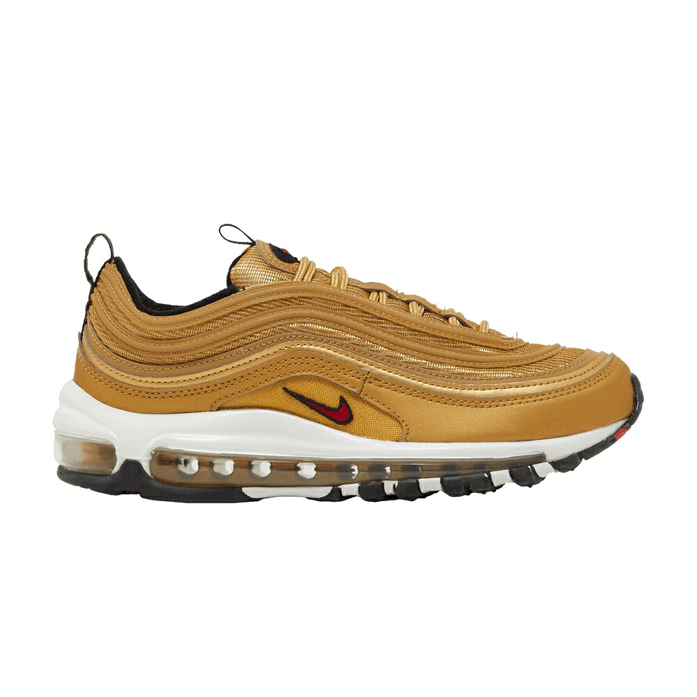 ナイキ マックス ゴールド 赤 レッド 白色 ホワイト エアマックス 'METALLIC GOLD' スニーカー レディース NIKE WMNS AIR MAX 97 OG 2023 / METALLIC GOLD VARSITY RED WHITE|スニケス