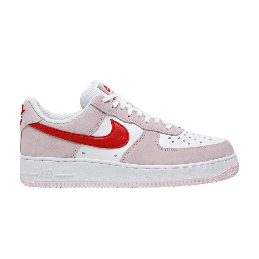 ナイキ ピンク 赤 レッド 白色 ホワイト エアフォース 07 VALENTINE LETTER スニーカー メンズ NIKE AIR FORCE 1 LOW QS S DAY LOVE / TULIP PINK UNIVERSITY RED WHITE