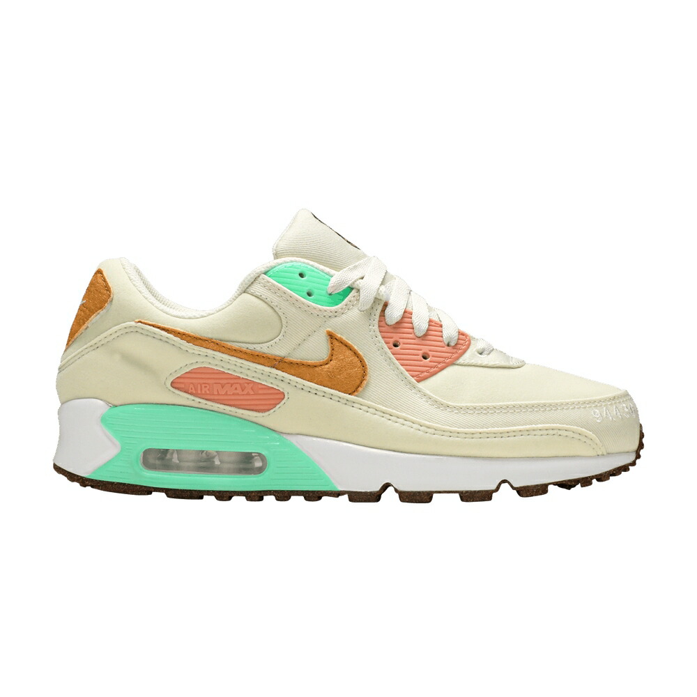 ナイキ マックス ゴールド エア湖マックス \u0027HAPPY PINEAPPLE\u0027 スニーカー レディース NIKE WMNS AIR MAX 90 / COCONUT MILK METALLIC GOLD