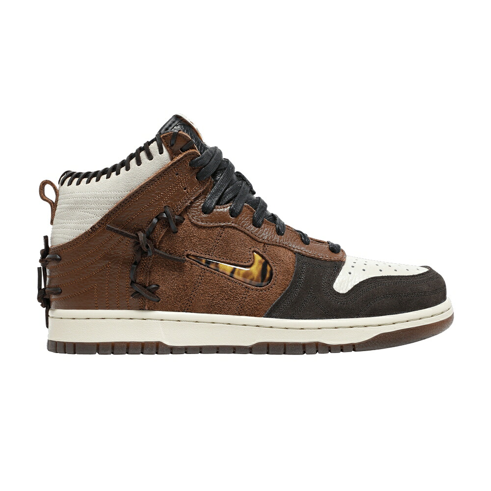 ナイキ ダンク ご機嫌 赤銅色 赤銅色 ダンクハイ \u0027LEGEND\u0027 スニーカー メンズ NIKE BODEGA X DUNK HIGH / FAUNA BROWN RUSTIC VELVET BROWN