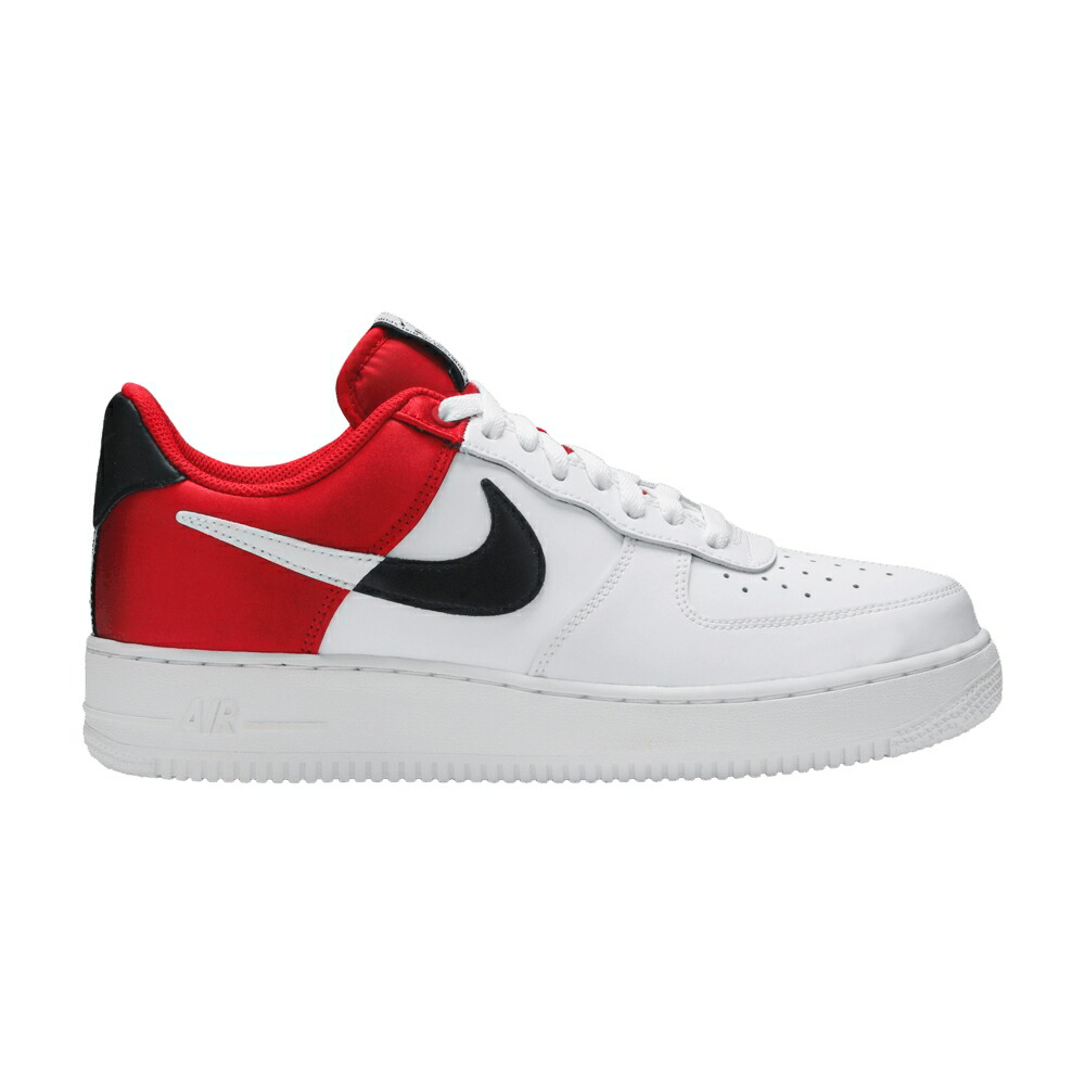 ナイキ 赤 レッド 白色 ホワイト 黒色 ブラック エアフォース 07 RED スニーカー メンズ NIKE NBA X AIR FORCE 1 LV8 / RED WHITE BLACK