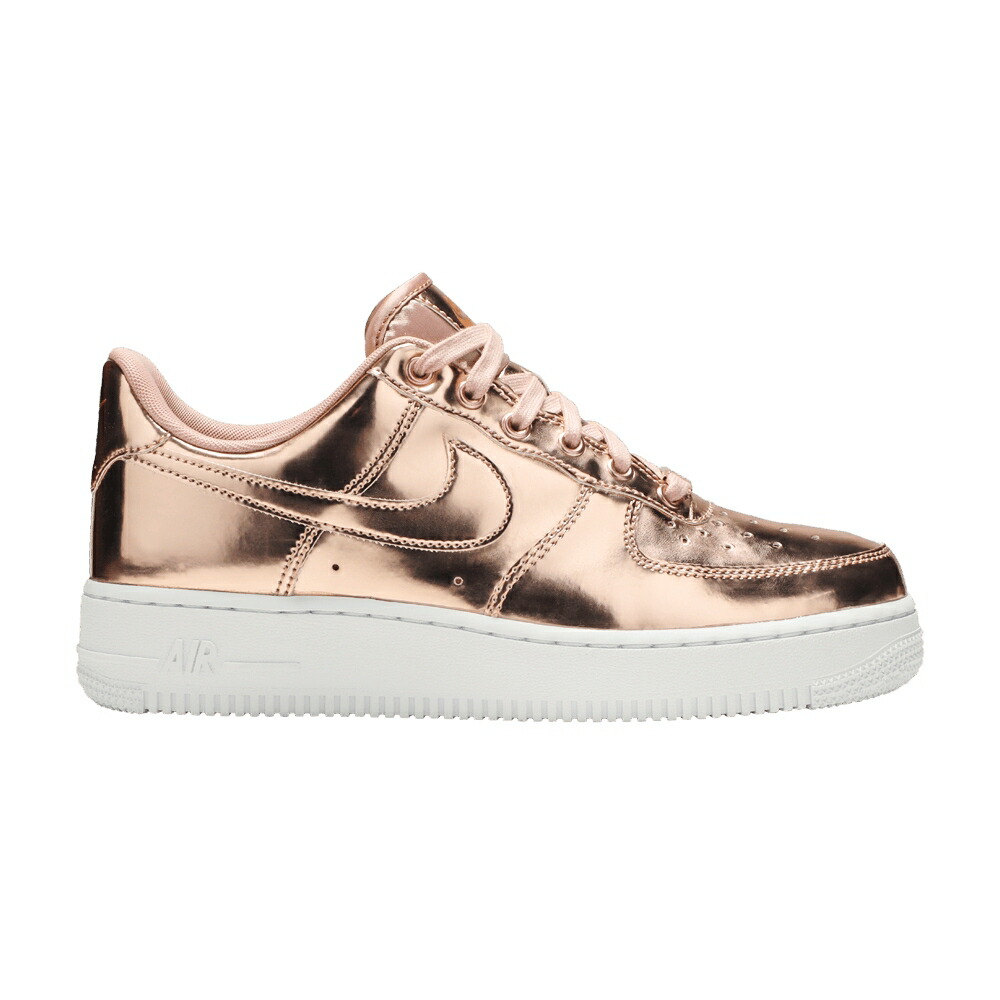 ナイキ サクラ色 赤 赤いこと 銅 ブロンズ 白いこと 白いこと 空軍 \u0027METALLIC GOLD\u0027 スニーカー レディース NIKE WMNS AIR FORCE 1 SP ROSE / METALLIC RED BRONZE WHITE ROSE