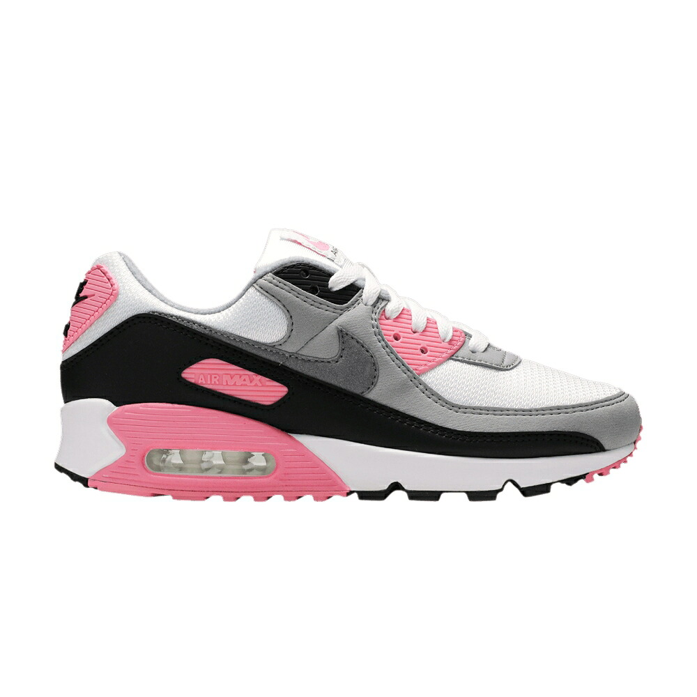 ナイキ マックス 白色 ホワイト 灰色 グレー エアマックス 'ROSE PINK' スニーカー レディース NIKE WMNS AIR MAX 90 / WHITE PARTICLE GREY LIGHT SMOKE