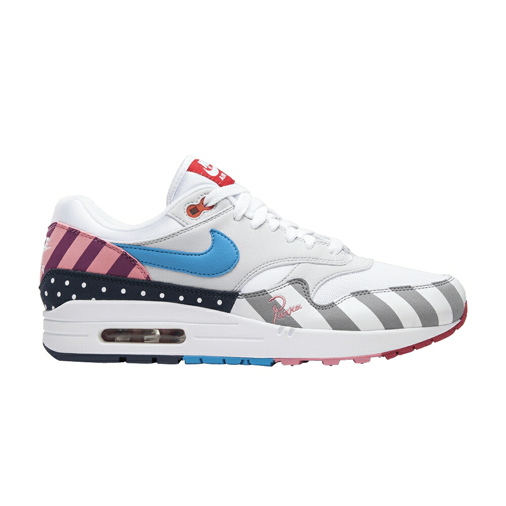 ナイキ マックス 白いこと 白いこと 純一無雑 プラチナム エア湖マックス スニーカー メンズ NIKE PARRA X AIR MAX 1 / WHITE PURE PLATINUM