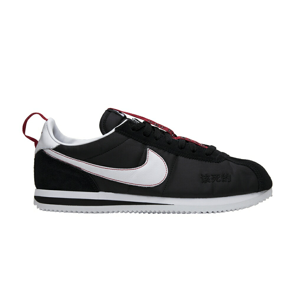ナイキ コルテッツ 黒色 ブラック 白色 ホワイト 赤 レッド BET BACK スニーカー メンズ NIKE KENDRICK LAMAR X CORTEZ KENNY 3 IT / BLACK WHITE GYM RED
